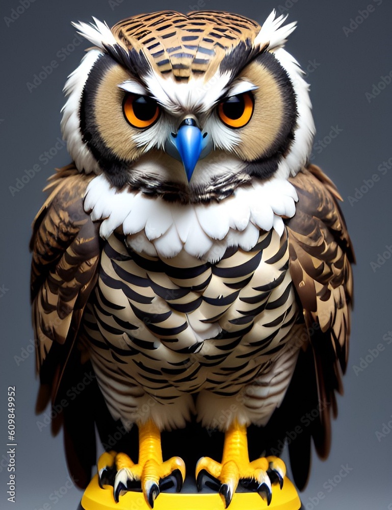 Fototapeta premium eagle owl