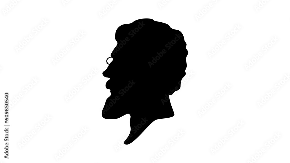 Georges Bizet silhouette