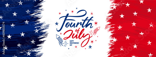 Fourth of july, Happy independence day, Happy 4th of july, greeting card, stars, rocket, fireworks, celebration, background, clipart for post, ads, sale, banner, flyer, invitations, poster, vector, us