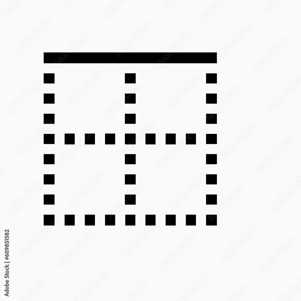 Border Icon. Top Alignment Horizontal Line. Border Icon. Top Alignment Horizontal Line.