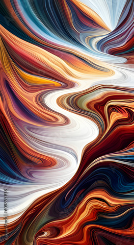 abstract background with waves
