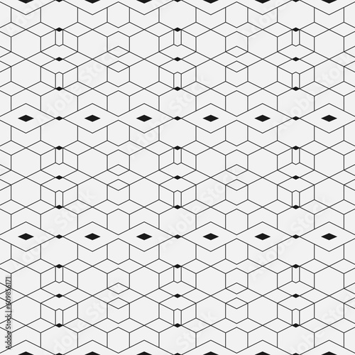 Abstract geometric seamless pattern.