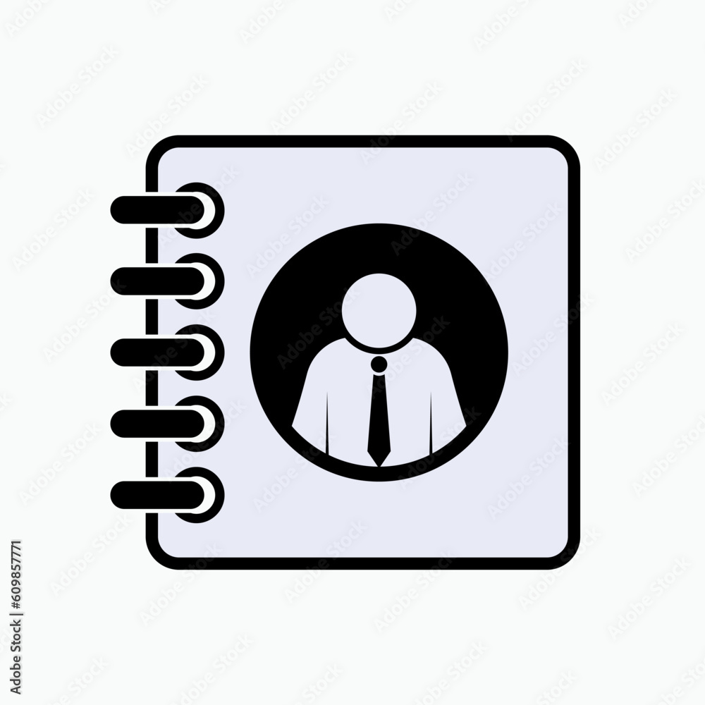 Contact Person Icon. Manager Symbol - Vector Logo Template. Contact Person Icon. Manager Symbol - Vector Logo Template.
