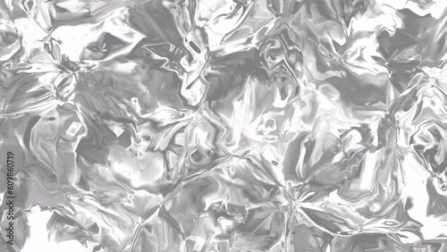 Wallpaper Mural 4K loop motion background of melting and spreading silver crystal liquid. Torontodigital.ca
