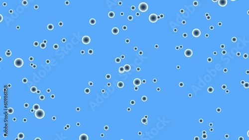 simple abstract bright bubble animation video