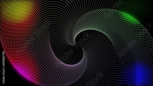 simple color abstract animation video