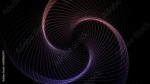 simple color abstract animation video