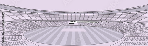 Multi-purpose Sports Ground Vector Sketch Largest Cricket Stadium World Largest Cricket Ground Cricket stadiums in India