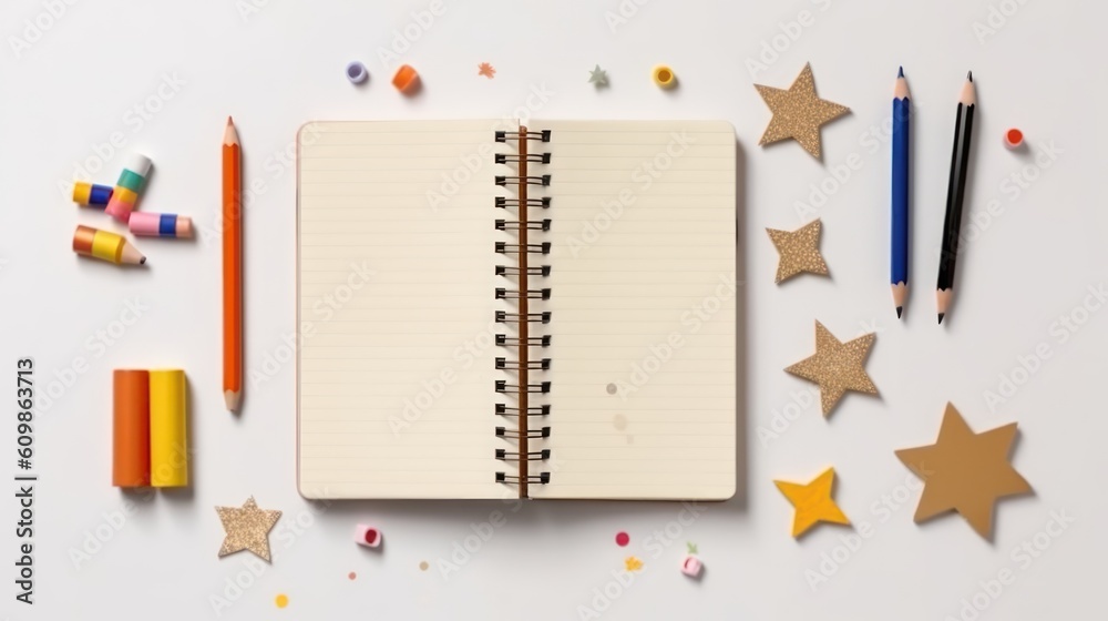 notebook and pencil notebook and pencil