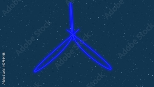 simple abstract bright  animation video
