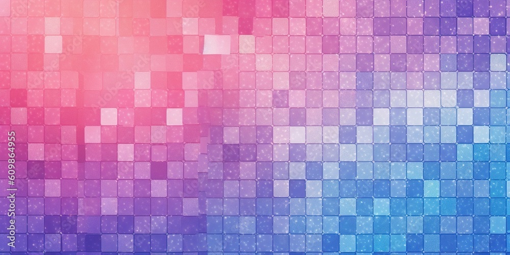 Purple pink blue pastel colors gradient background, grainy texture effect, light mosaic web banner design