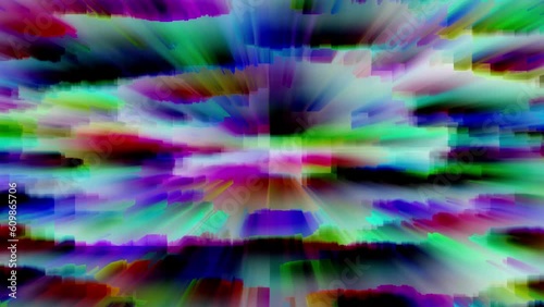 simple color abstract animation video