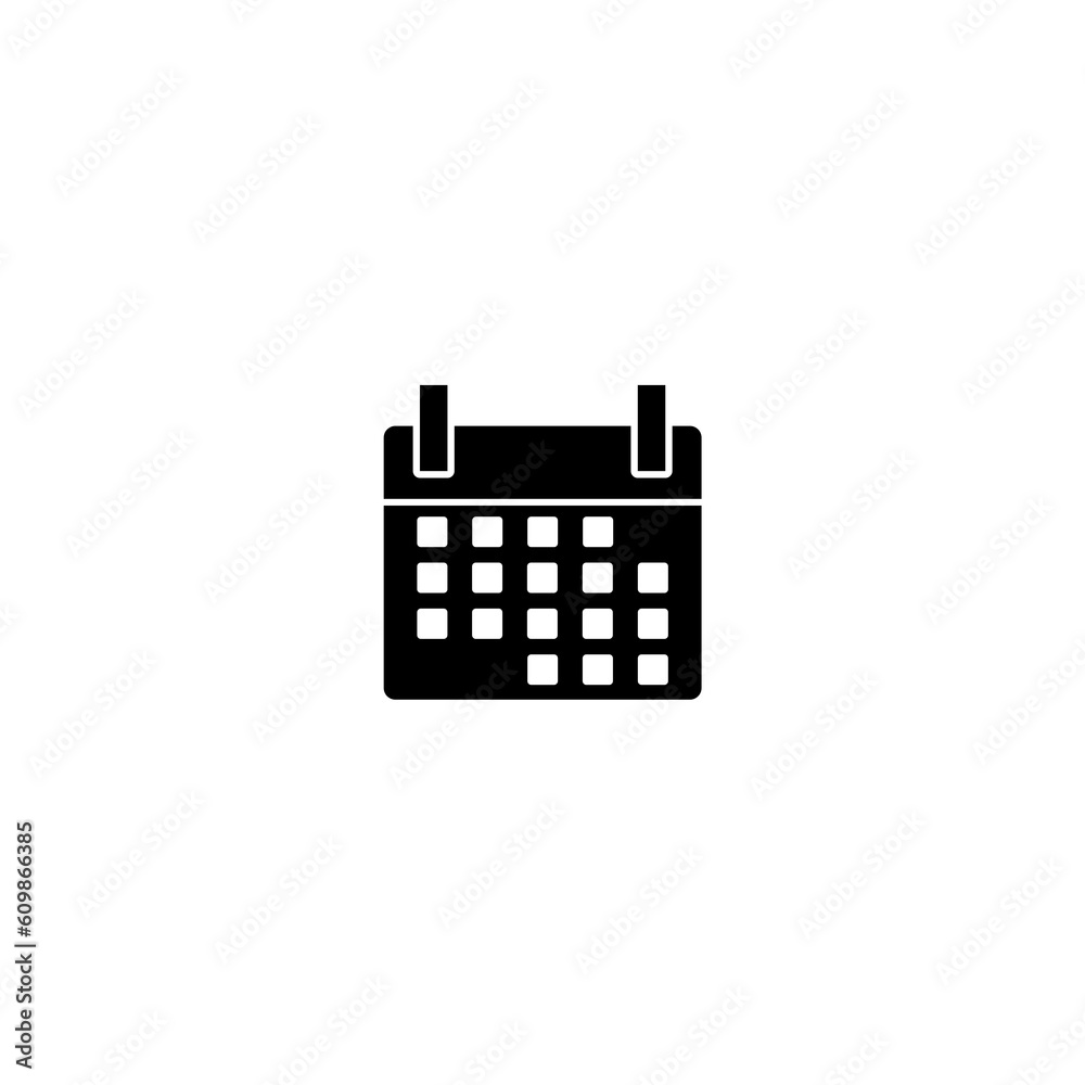 Calendar icon isolated on white background Calendar icon isolated on white background