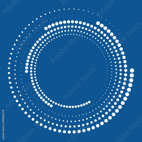 Abstract background, sea, circle of dots, vector. Colorful background with colored spots and dotted circles.