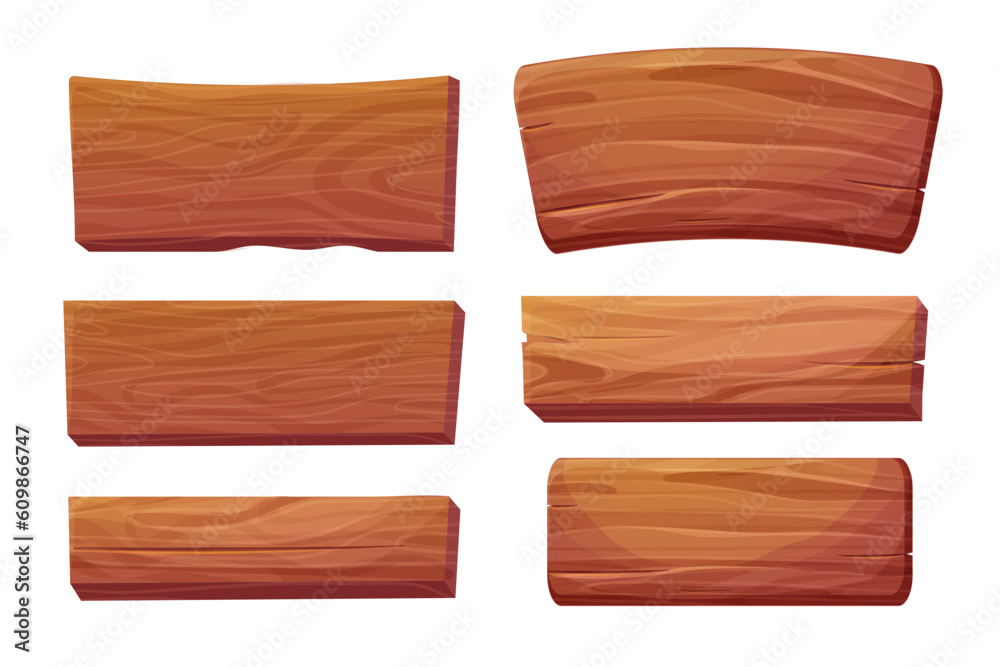 set wooden plank, frame game ui asset textured piece of board, button in cartoon style isolated on white background. frame for massage, decoration. set wooden plank, frame game ui asset textured piece of board, button in cartoon style isolated on white background. frame for massage, decoration.