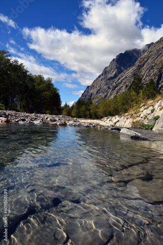 close-up photo of a river in the mountains of Italy