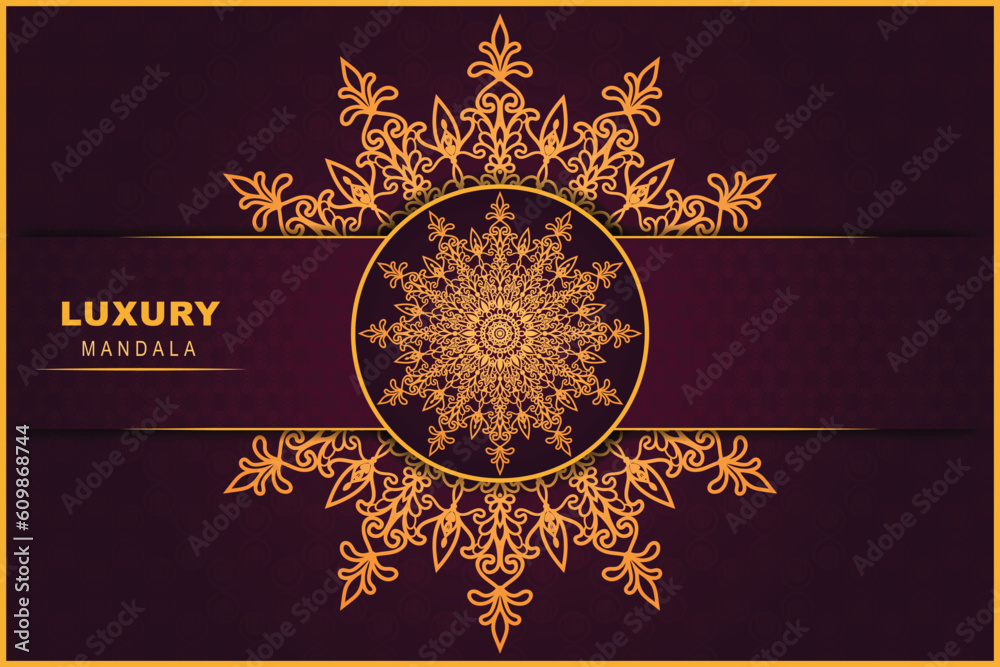 Luxury vector fashion mandala Arabic Islamic background with gold arabesque Pattern design template Luxury vector fashion mandala Arabic Islamic background with gold arabesque Pattern design template