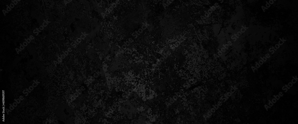 Texture of a grungy black concrete wall as background, Black wall texture rough background dark concrete floor or old grunge background with black, black anthracite dark gray grey grunge.