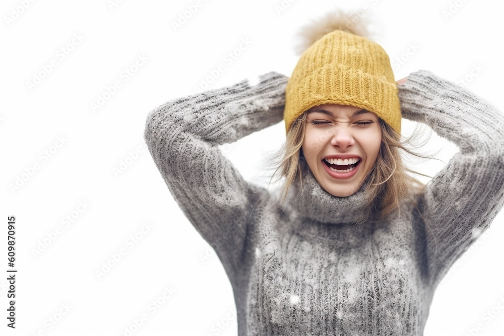 he young girl radiates warmth as her laughter fills the frame. Ai generated. he young girl radiates warmth as her laughter fills the frame. Ai generated.