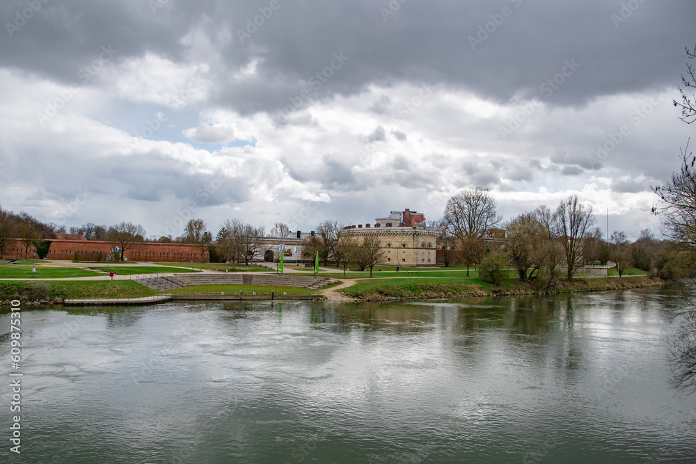 Obraz premium ingolstadt_, bayern, germany, beautiful view on a spring day