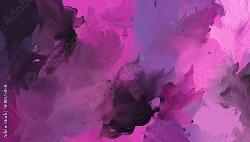 Pink and purple abstract Watercolour background. Generative AI