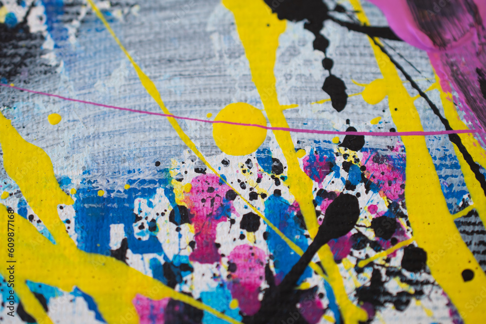 Fototapeta premium bright abstract background, acrylic brush strokes
