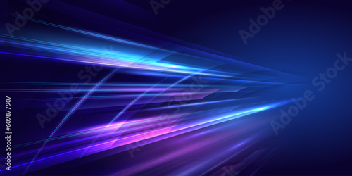 Modern abstract high-speed movement background. Dynamic geometric overlapping motion. Futuristic template for banner, presentations, flyers, posters. Vector EPS10.