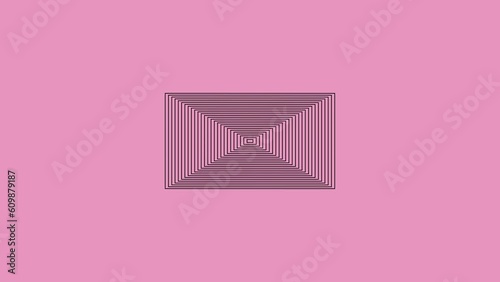 simple video animation red envelope on pink