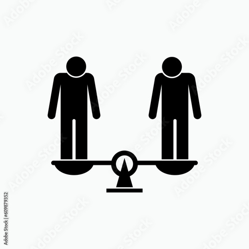 Equality Before The Law. Balance Symbol