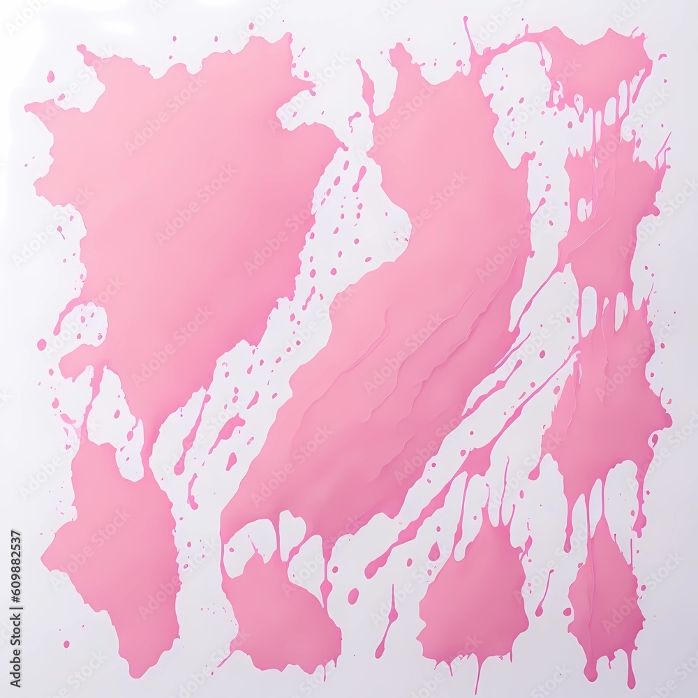 Fototapeta premium Blush rose red watercolor splashes