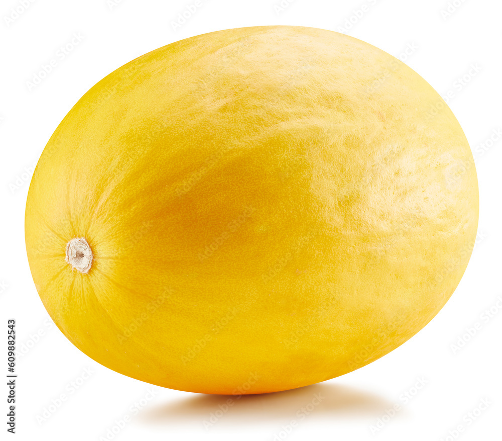 Yellow melon isolated on white Yellow melon isolated on white