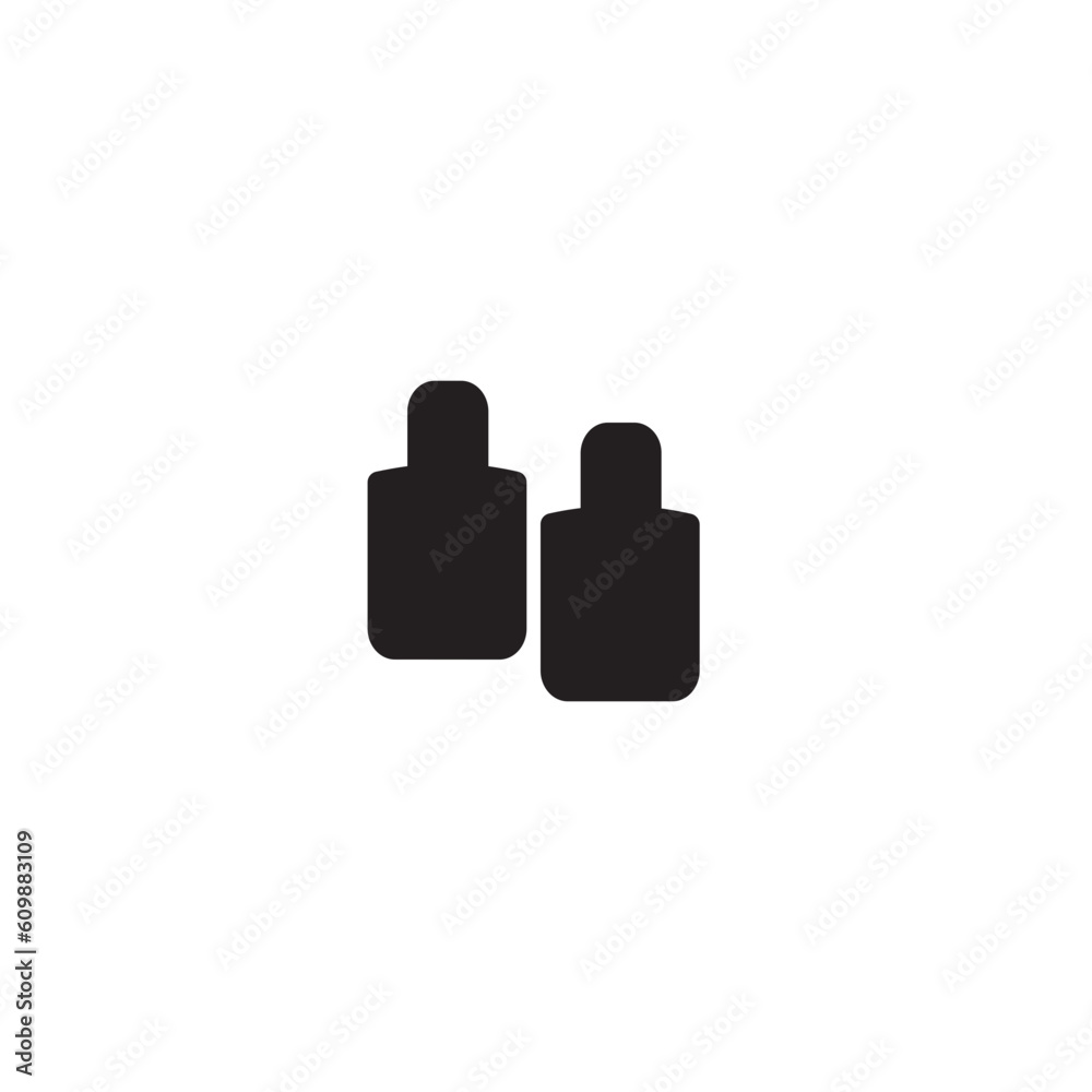 Hair Bottle Medical Solid Icon Hair Bottle Medical Solid Icon