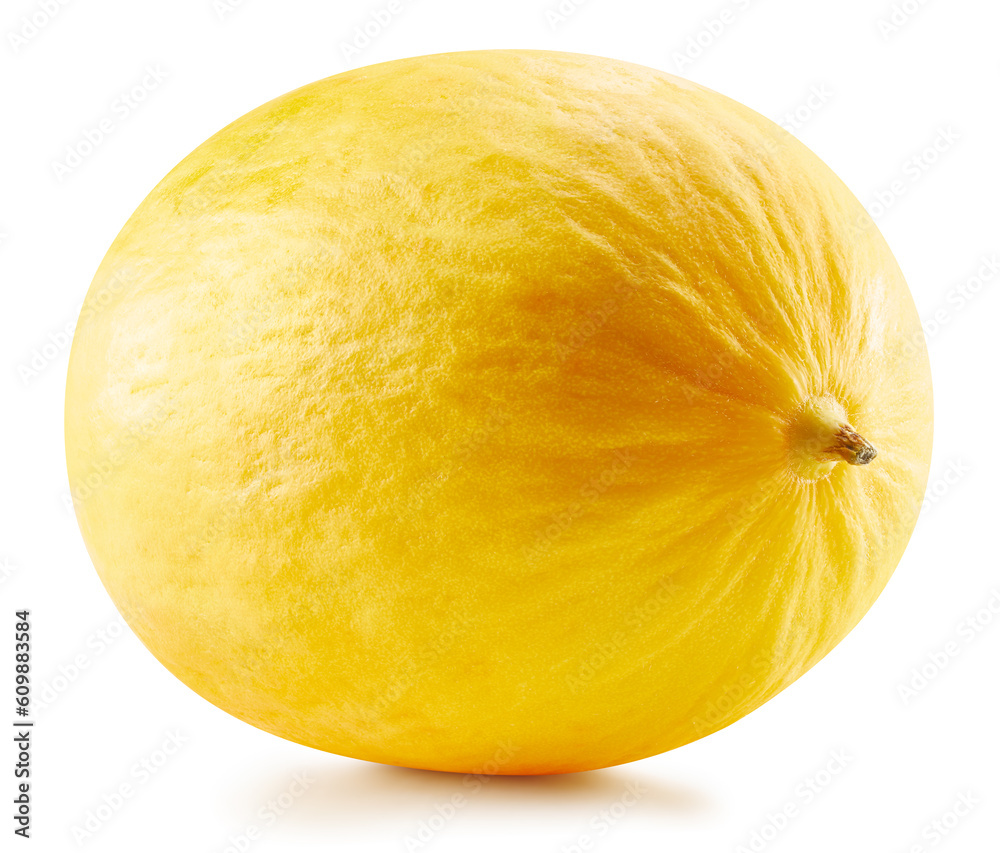 Yellow melon isolated on white Yellow melon isolated on white