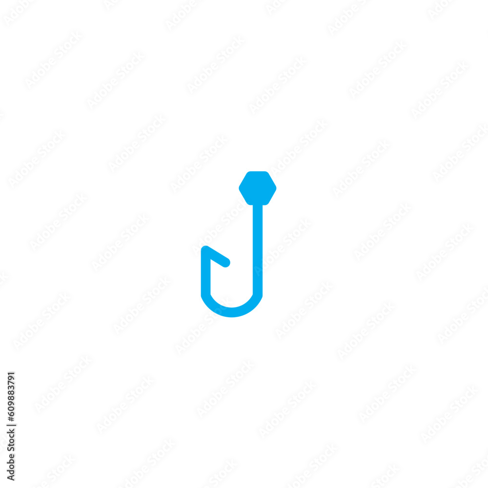 Food Hook Sea Solid Icon Food Hook Sea Solid Icon