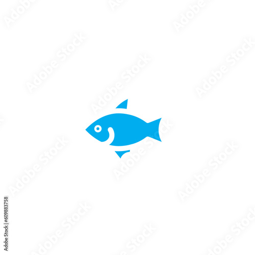 Fish Sea Water Solid Icon