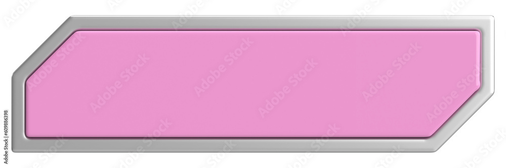 3D button. Empty button. 3D illustration. 3D button. Empty button. 3D illustration.