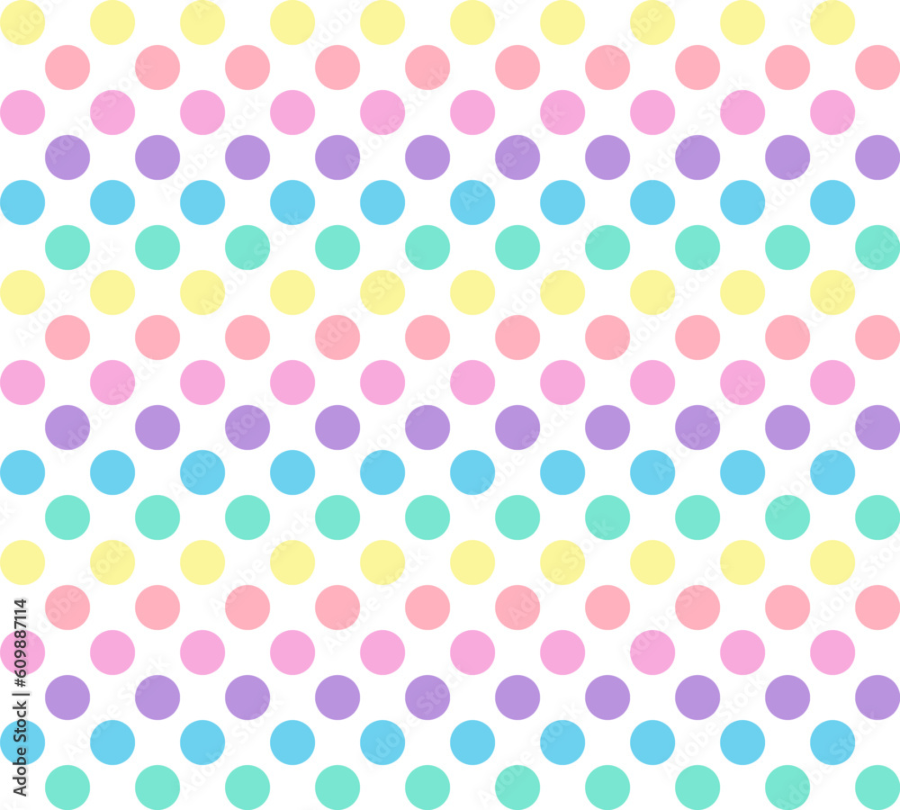 Colorful Polka Dots Background, Creative Design Templates. Vector illustration