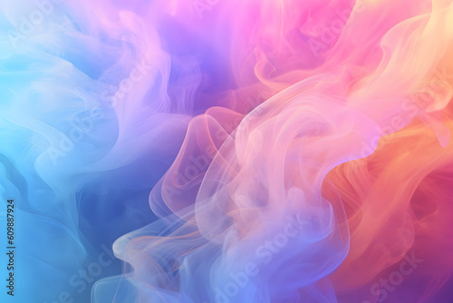 gradient of pastel smoke texture. Generative ai.