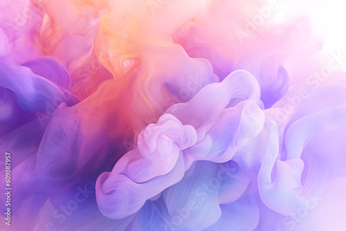 gradient of pastel smoke texture. Generative ai. © Pattanan