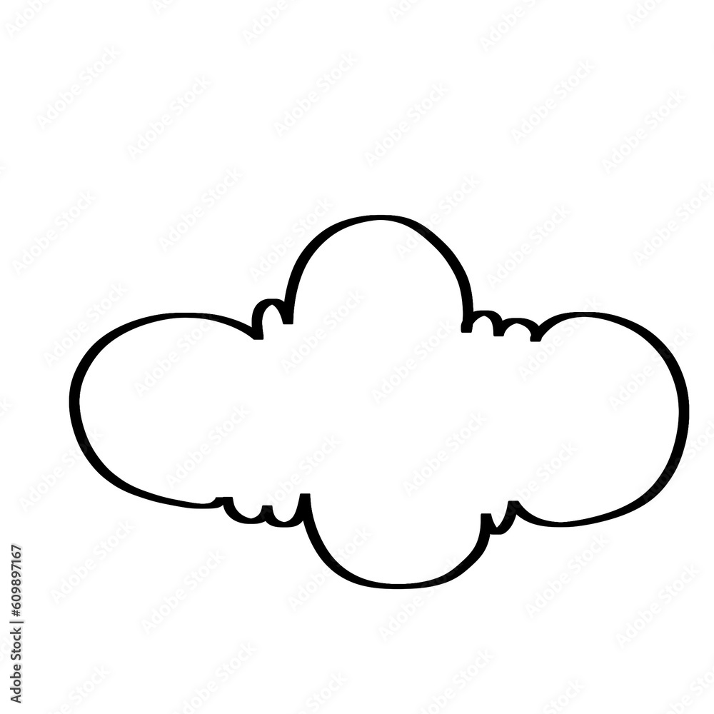 cloud icon on white cloud icon on white