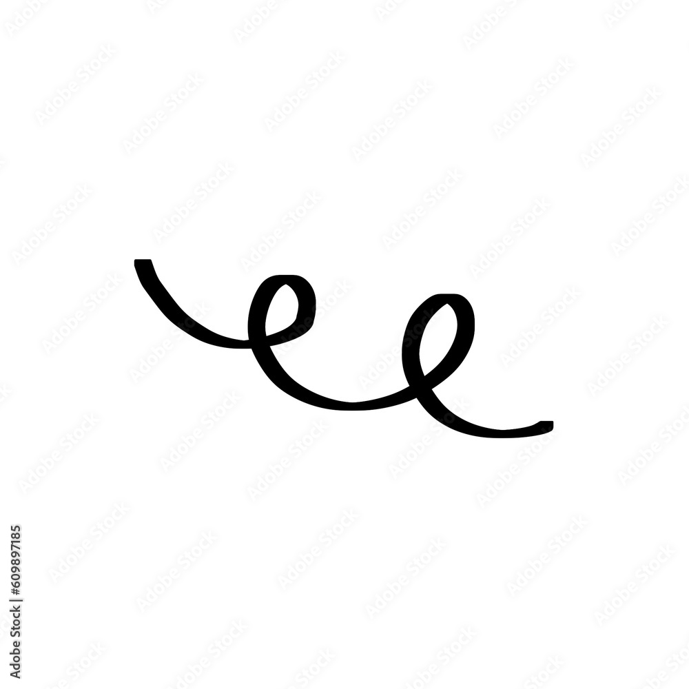 black and white ribbon line hand drawn black and white ribbon line hand drawn