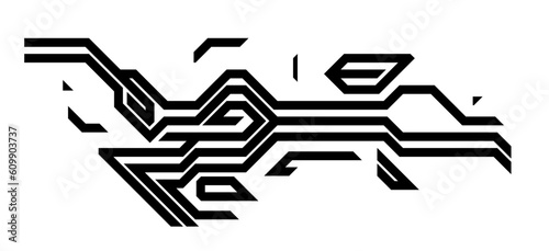 Abstract vector background, labyrinth look like geometric wallpaper dynamic art, artistic pattern composition, creative maze abstraction.