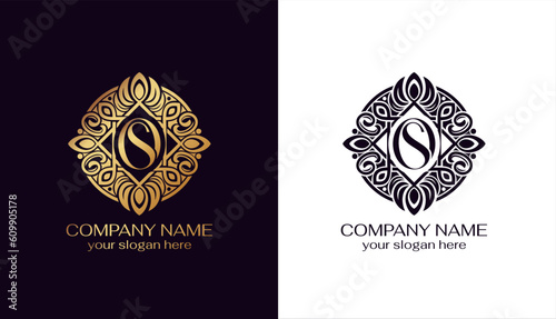 OS logo or SO monogram. OS letter logo template elements. personal monogram. Vector elegant logo.