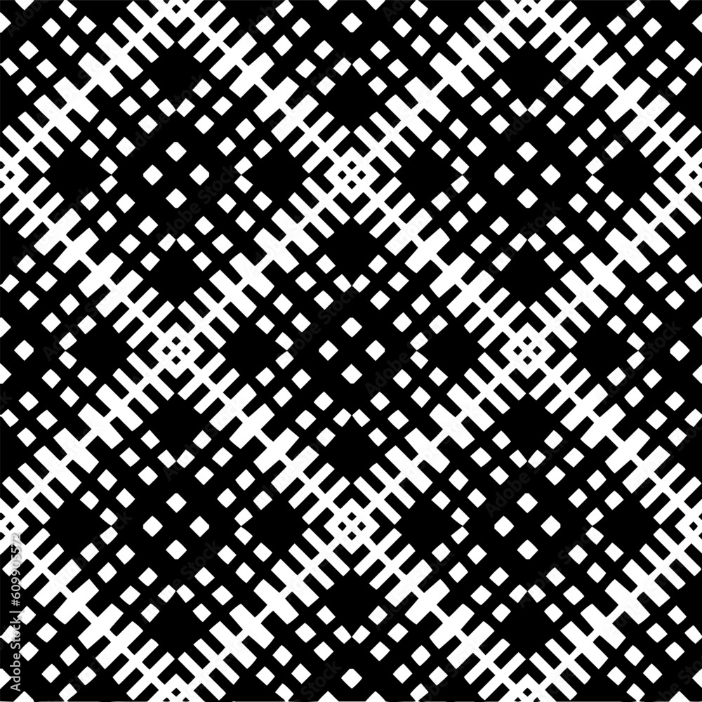 Vector monochrome pattern, Abstract texture for fabric print, card, table cloth, furniture, banner, cover, invitation, decoration, wrapping.seamless repeating pattern. Black  color.