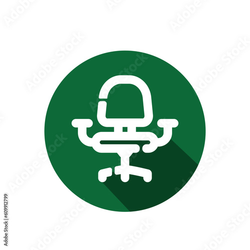 vector illustration icon swivel chair