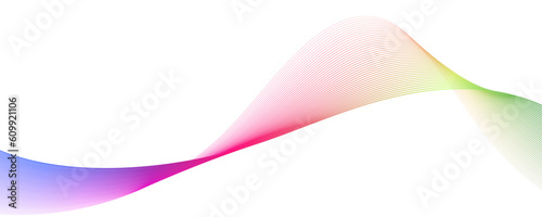 Smooth Abstract Wave Colorful Background