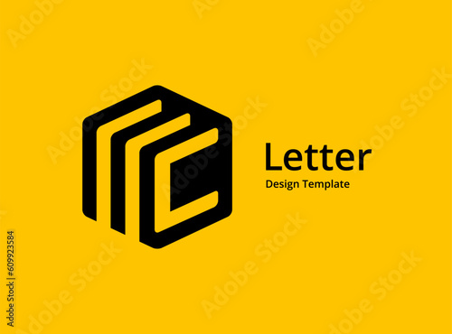 Letter C logo icon design template elements