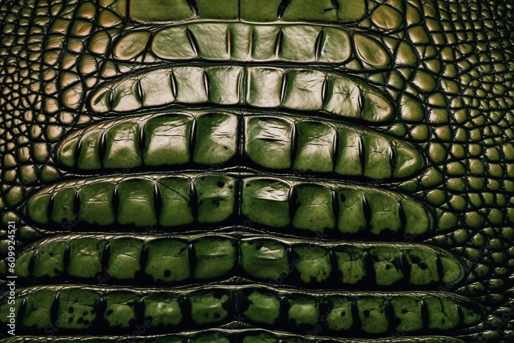 Fototapeta premium Crocodile skin ai generative