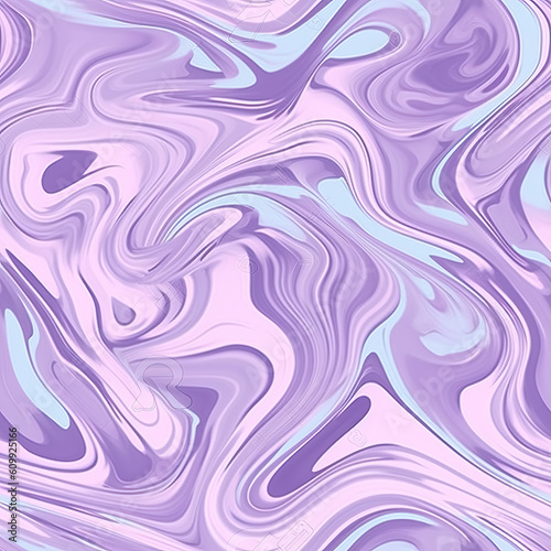 Liquid texture  mixed colors  lilac-mint abstract background.