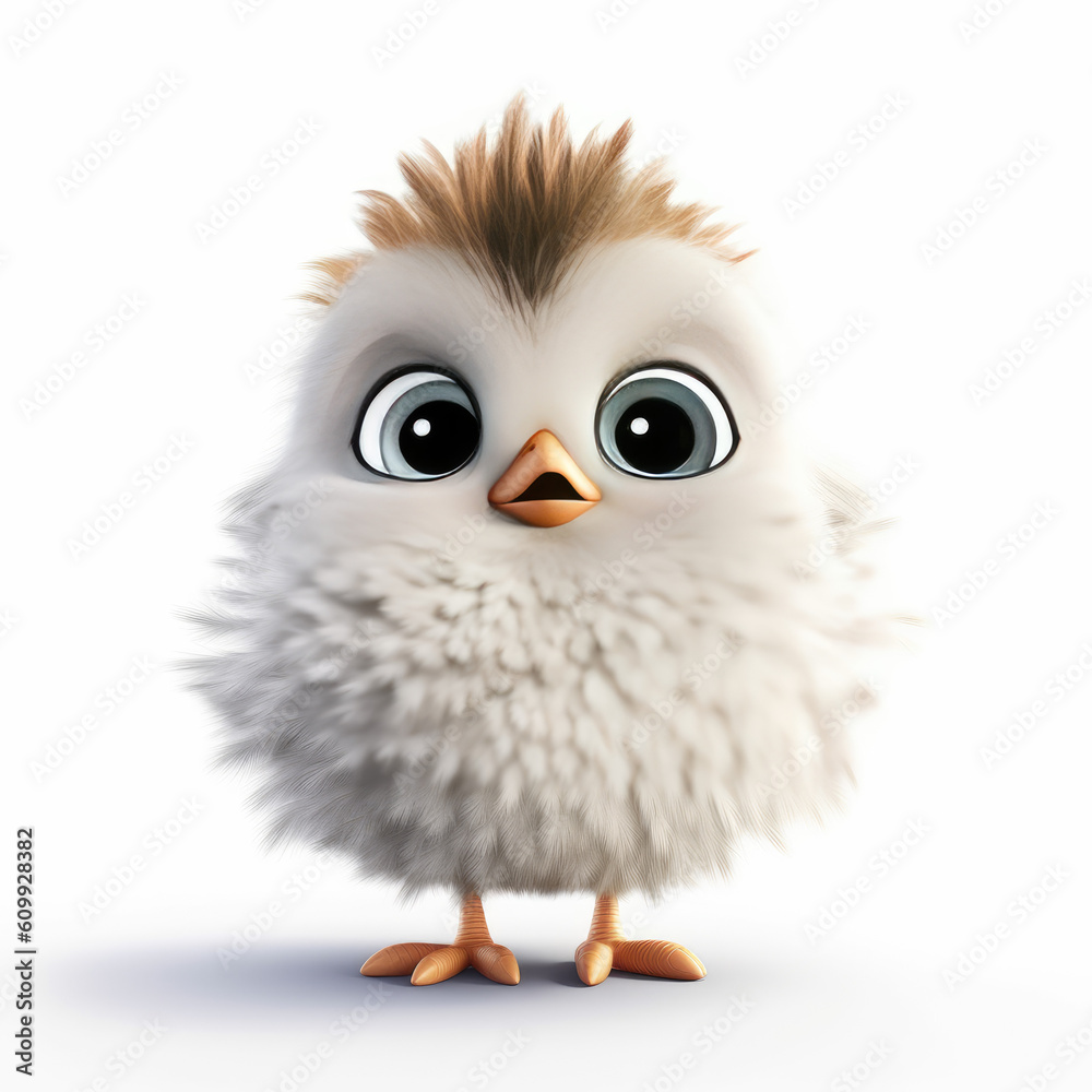Cute 3D Bird